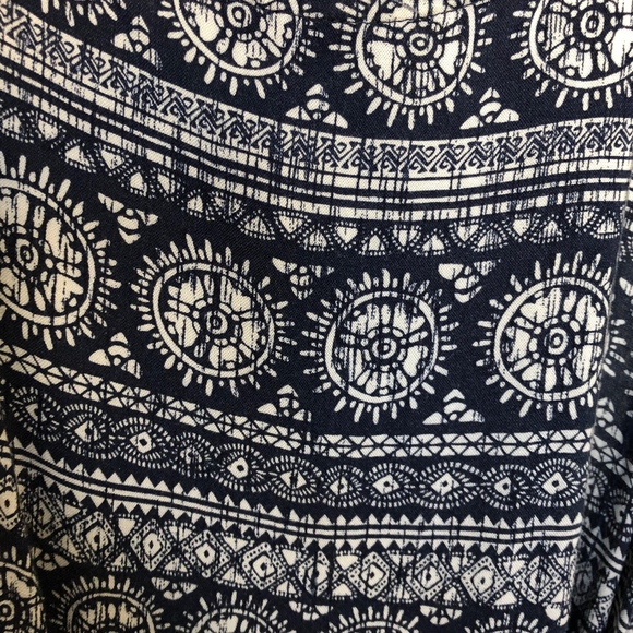 Navy + White maxi dress - Picture 2 of 5